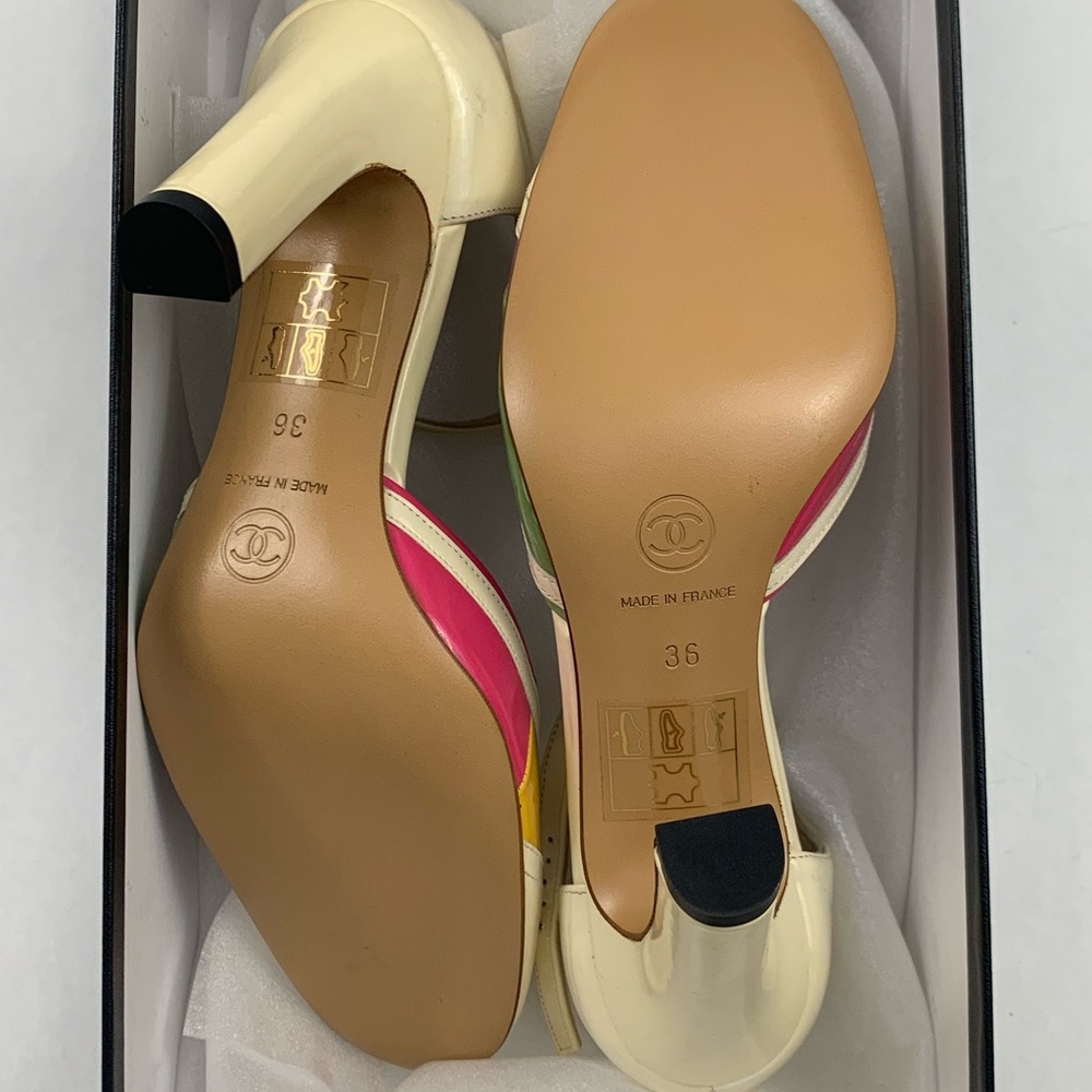 Chanel Multicolor Heels - image 4